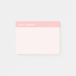 Namn Rosa Sticky Post-it Block