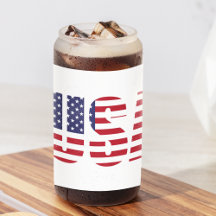 Namn, Rött vitt blått USA Stencil 16oz.