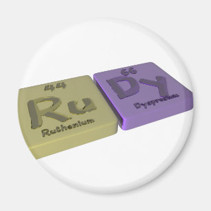 Namn-Rudy-Ru-Dy-Ruthenium-Dysprosium Magnet