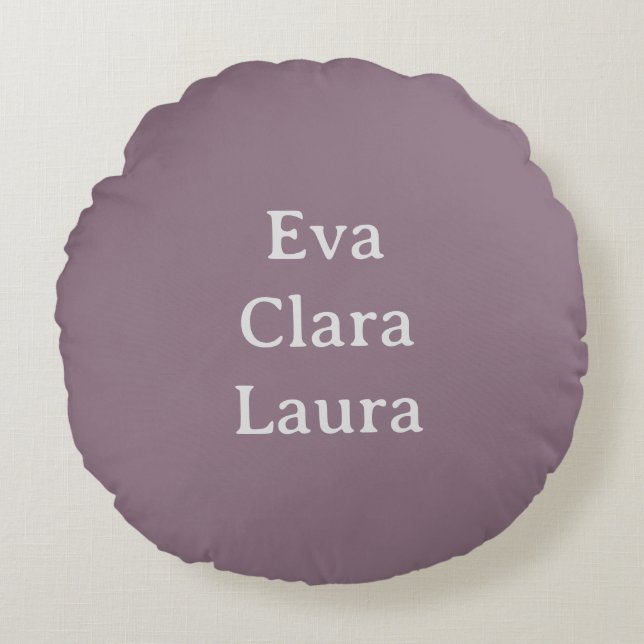 Namn Rund Kudde (Framsidan)