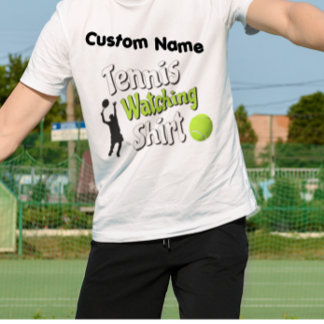 [NAMN]s Tennis Tittar Tröja T-Shirt