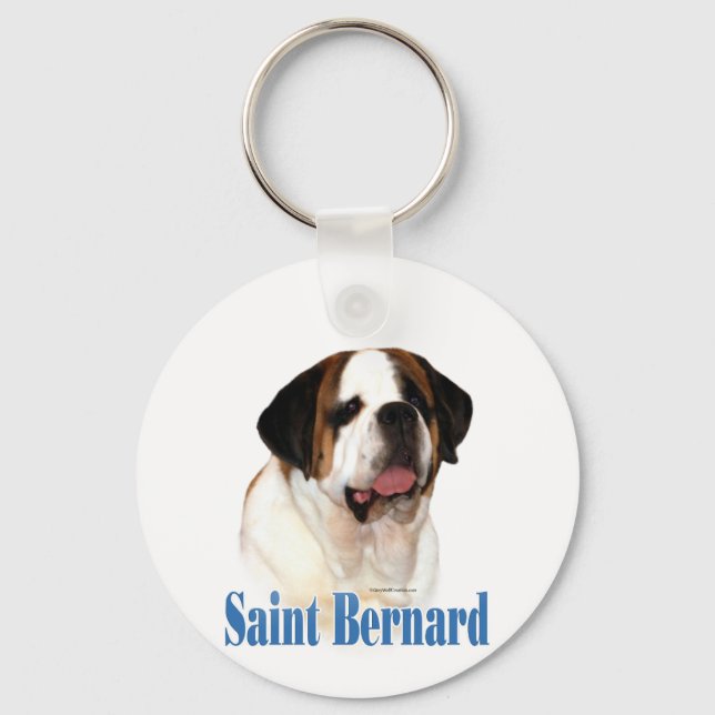 Namn Saint Bernard Nyckelring (Framsida)