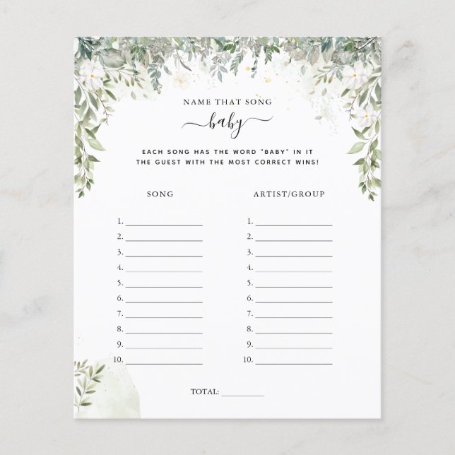 Namn Sång | Barnstödsspel (Framsida)