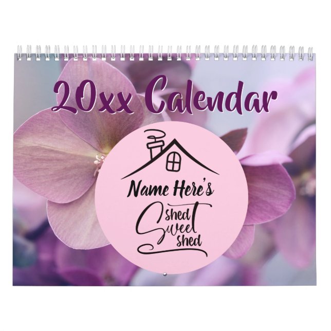 Namn Shed Shed, Shed 20xx Rosa         Kalender (Omslag)