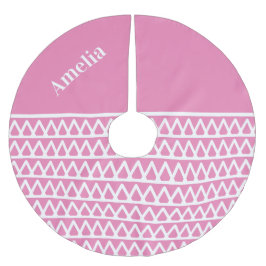 Namn Shock rosa Mönster jul Julgransmatta Borstad Polyester