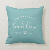 Namn-skript i City Blue för Modern Beach House-fam