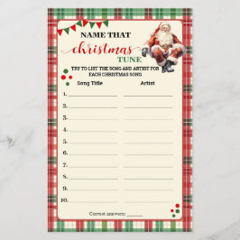 Namn som har julklappskort flygblad