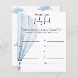 Namn som matar baby - babyduschspel