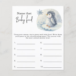 Namn som matar baby - babyduschspel