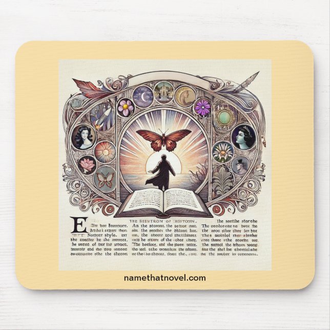 Namn som Novel Mouse Pad Musmatta (Framsidan)