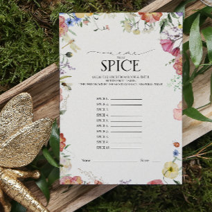 Namn som Spice Pressed Blommigt Möhippa Game