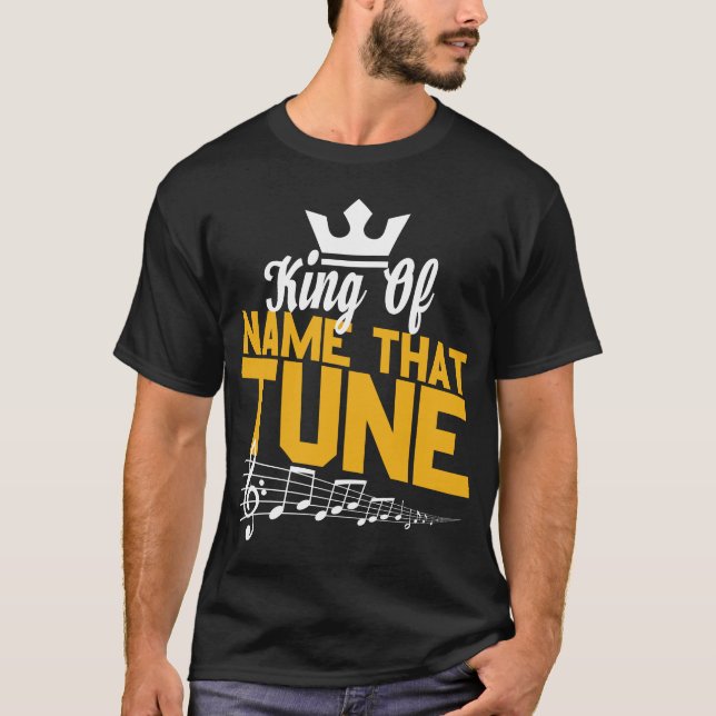 Namn som Tune Trivia Night Funny Kung T Shirt (Framsida)