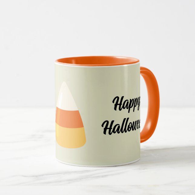 Namn, Söt Halloween Candy Corn 11oz Combo Mugg (Framsida höger)