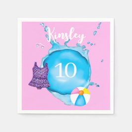 Namn Stänk och Pappersservett av bläckfisk och blä