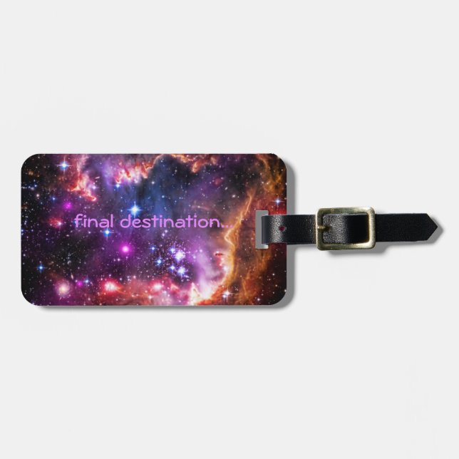 Namn, Starry Wingstips of Small Magellanic Cloud Bagagebricka (Horisontell Framsida)