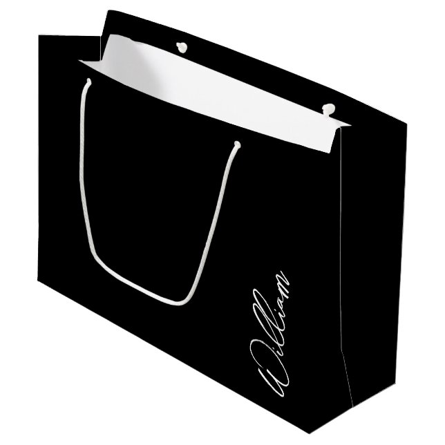 Namn Stor Gift Bag för modern Personlig (Framsidan Vinklad)