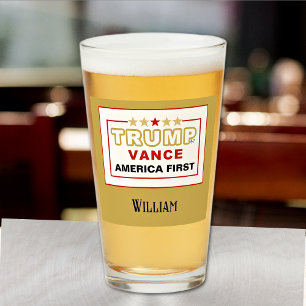 Namn, Trump-Vance America First 2025 Pint Glaskopp