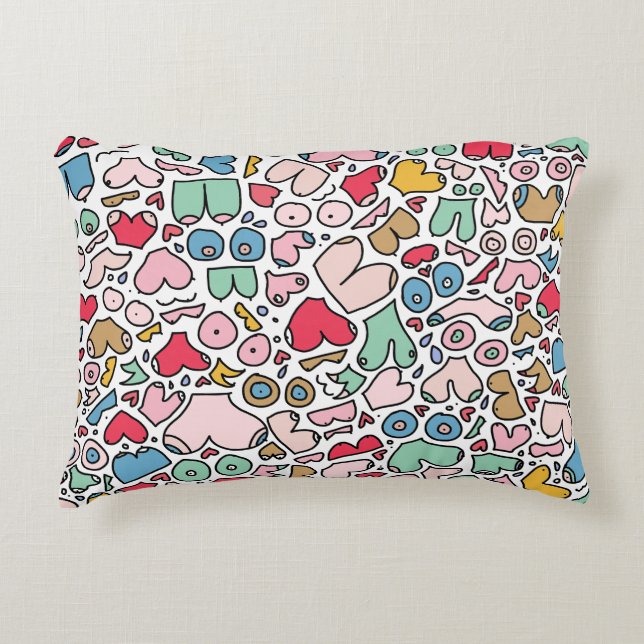 Namn underlägg färglöst bröststen mönster prydnadskudde (Framsidan)