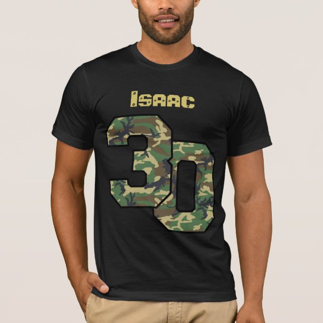 Namn V034 för 30års T Shirt (Framsida)