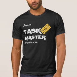 Namn V06 för anpassningsbar för rolig chefUPPGIFT Tee Shirt