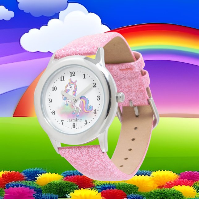 namn Watch, snygg fantasi Unicorn add Armbandsur (Skapare uppladdad)