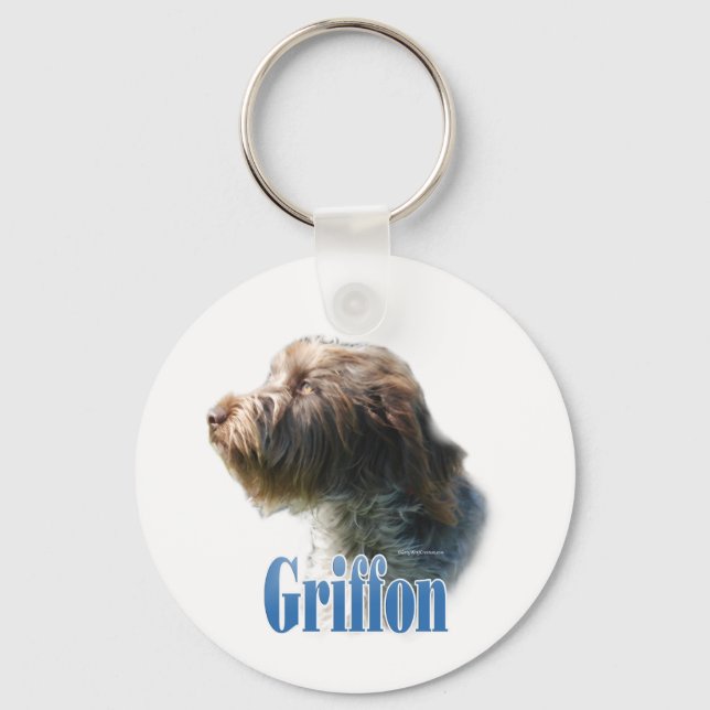 Namn Wirehsted Pointing Griffon Nyckelring (Framsida)