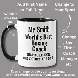 Namn, Worlds Best Boxing Coach Mugg