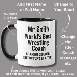 Namn, Worlds Best Wrestling Coach Mugg