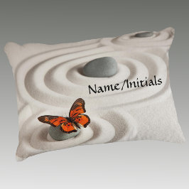 Namn, Zen Garden, Brushed Polyester Yoga Prydnadskudde