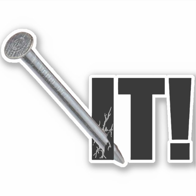 NÄMND DEN! Svart Klistermärken (Framsida)