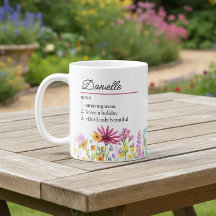 Namndefinition med feminint vildblommig kant