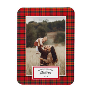 Namnen året om jul Tartan Play-familjen Magnet