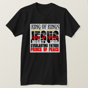 Namnen Jesus Isaiah 9:6 Christian T Shirt