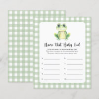 Namnge den bebis Mat - Grodyngel baby shower