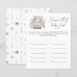 Namnge det där barnmatsspel för baby shower - Baby