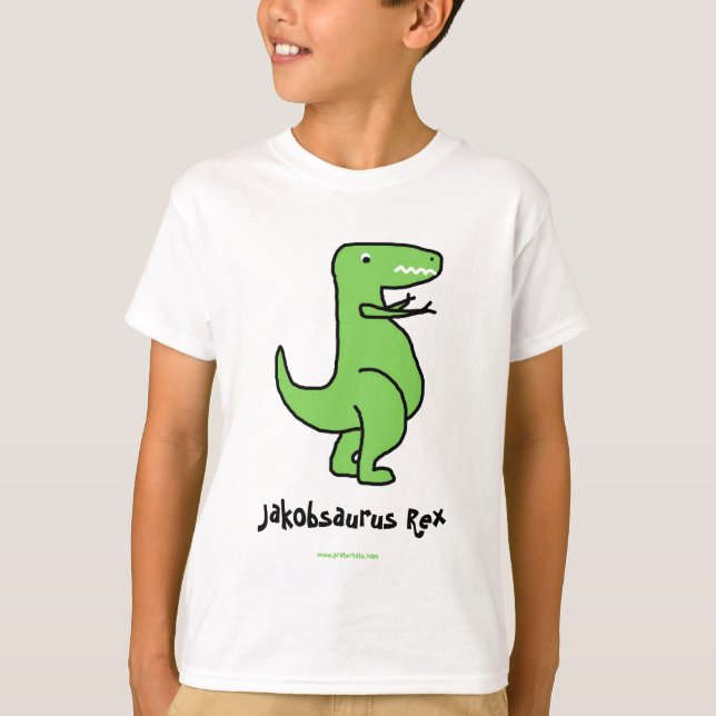 Namnge din egna T-Rex T-shirt (Framsida)