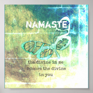 namnge inspirerande citat poster teal butterfly