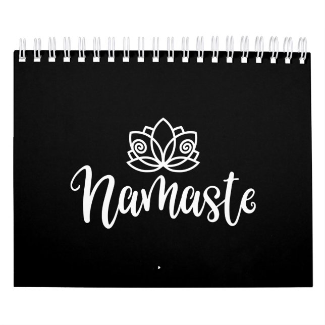 Namnge Lotus Design för Yoga Älskare Kalender (Omslag)