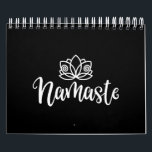 Namnge Lotus Design för Yoga Älskare Kalender<br><div class="desc">En namaste design med namnet Namaste på den. Perfekt yoga-gåva till dig,  vänner,  släktingar eller kolleger.</div>