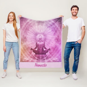 Namnge Quote Zen Yoga Meditation Design Fleecefilt