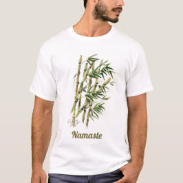 Namnge text Bamboo Respektive Hälsning-färg T Shirt