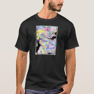 Namnger den skotska klan för den Skottland kartan T Shirt