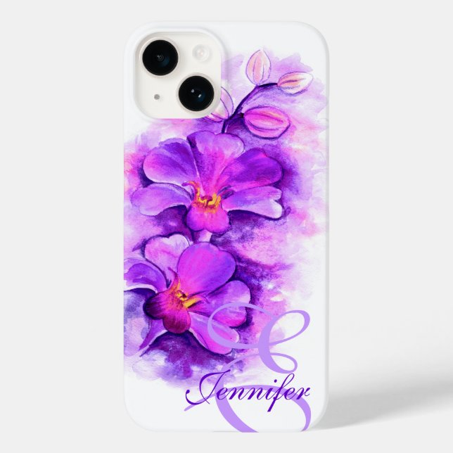 Namngiven blommigt för strålande  av Orchid-lila (Baksida)