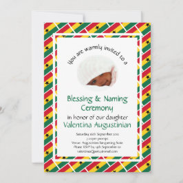 NAMNINGS-SEGNCEREMONI | Ghanas flagga | Foto Inbjudningar