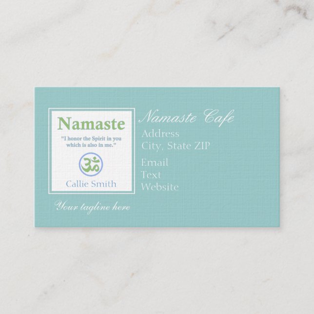 Namnlisteöversättning Tidsbeställning Kort (Framsida)