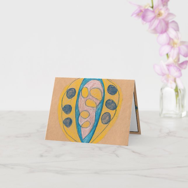 Namnlös, 1908 av Hilma af Klint Kort (Orkide)