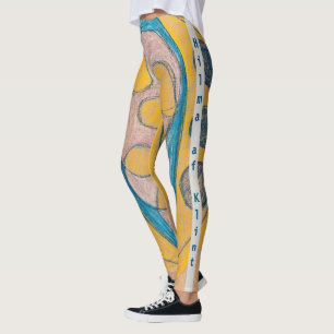 Namnlös, 1908 av Hilma af Klint Leggings