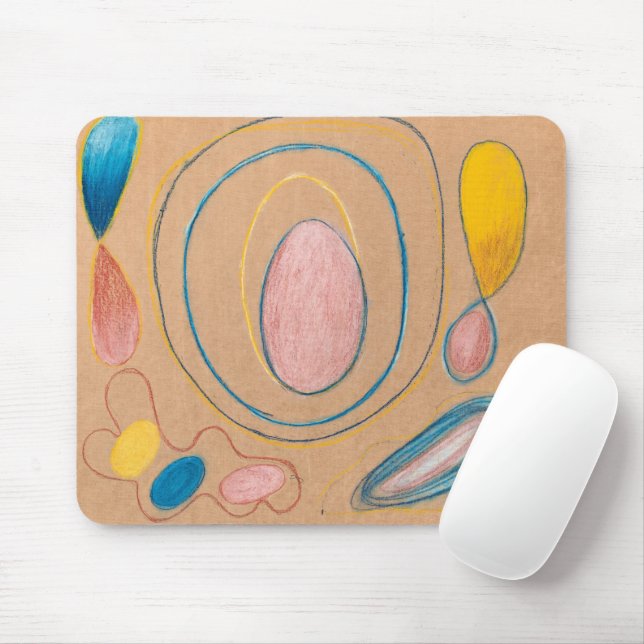 Namnlös, 1908 av Hilma af Klint Musmatta (Med mus)
