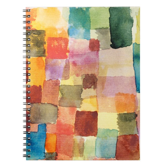 Namnlös (1914) av Paul Klee Anteckningsbok (Framsidan)