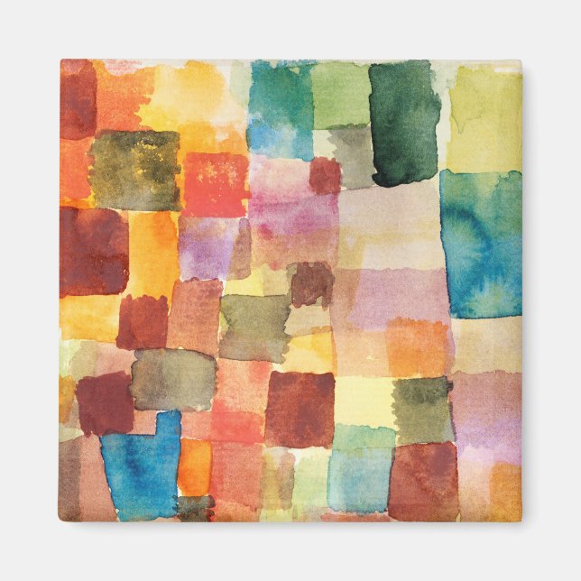 Namnlös (1914) av Paul Klee Magnet (Framsidan)